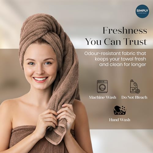 Image of Jasmine Quick Dry, Super Absorbent, Soft Beach, Bath & Sports Towel, Camel, 70 x 140cm, 350 GSM