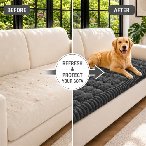 NILIOH 27.6"x59" Non-Slip Quilted Dog Couch Cover $14.99 + Free Shipping w/ Prime or on $35+ + 42% Off Code 4A64PESH Prime - image 5