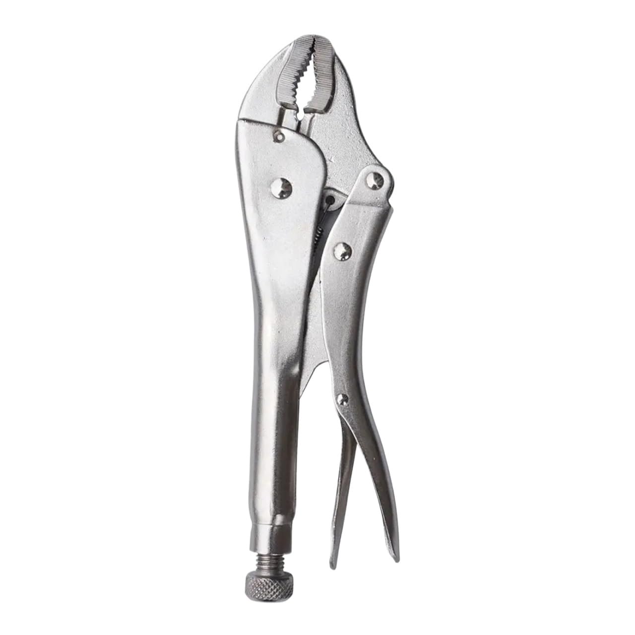 Ozxzh Silver 1Pcs 10 Inch Chrome Vanadium Curved Jaw Locking Pliers Assorted Welding Clamp Vise Grip