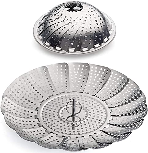 SYGA Stainless Steel Vegetable Steamer Basket/Insert for Pots, Pa...
