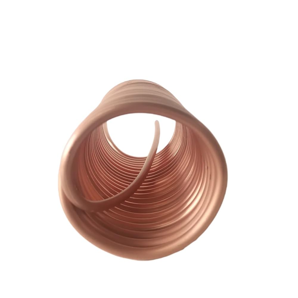 Tubo De Serpentín De Enfriamiento, Tubo De Serpentín De Enfriamiento De Enfriador De Mosto De Cobre Puro Súper Eficiente De Grado Alimenticio De 5/16" X 26 Pies For Elaboración De Cerveza Casera