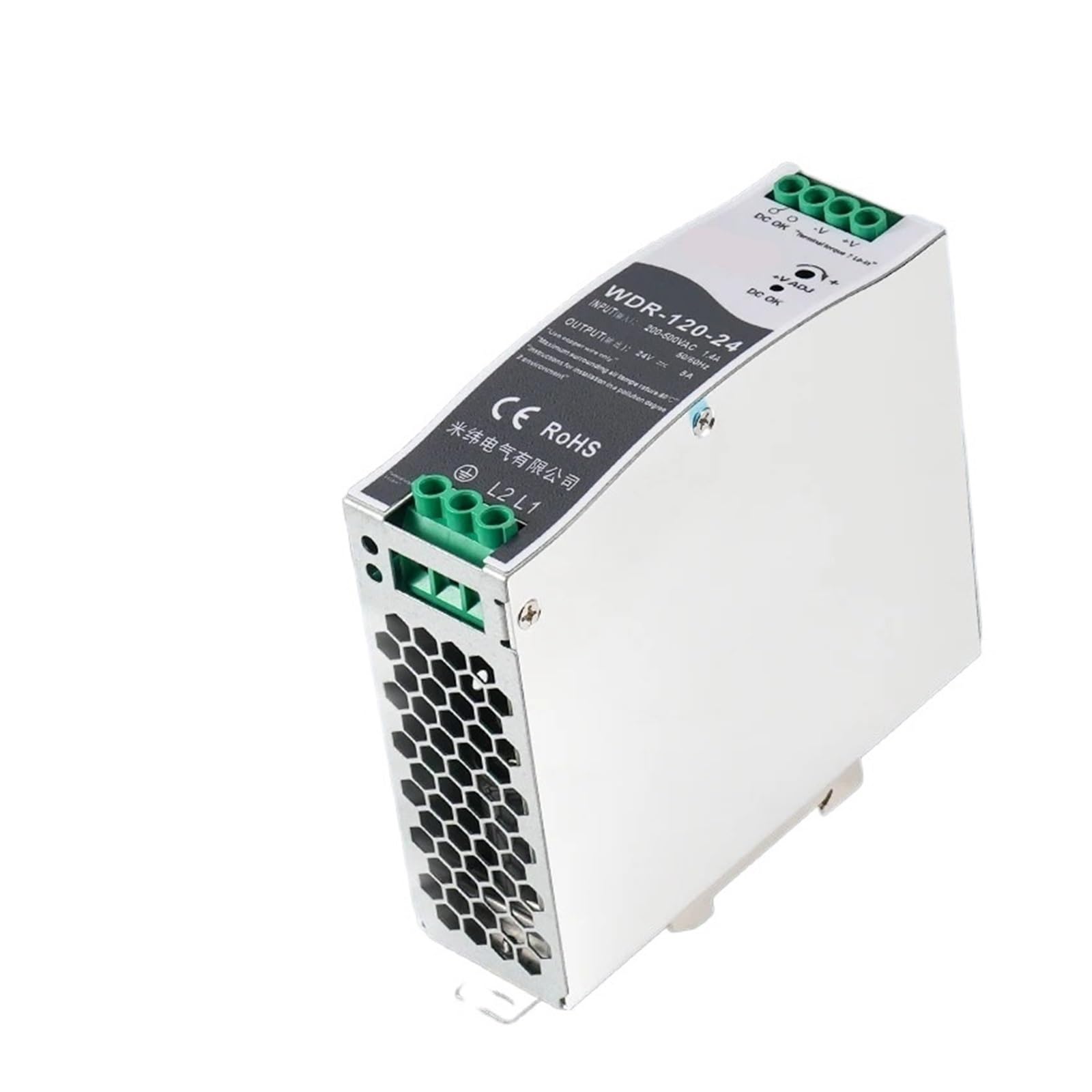LEOTNNDQ Switching Power Supply WDR-75W 120W 150W 240W 380V AC TO DC 12V 24V(24V,75W)