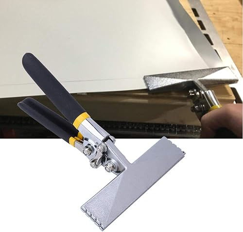 Miniatura 2 de 6 Inch Hand Seamer Straight Jaw Sheet Metal Bender Tools Sheet Metal Seamer Hand Bending Tool 1.4in Jaw Side Width Bender Hand Tool for Bending and