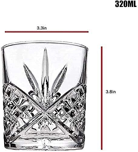 Karafset Whiskykaraf Wijnkaraf Whiskykaraf En Glazen Set, Bourbon, Likeur, 5-Delig, 100 %Kristal Met Geschenkdoos, Solide En Stabiele Karaf Perfect Cadeau - Afbeelding 4