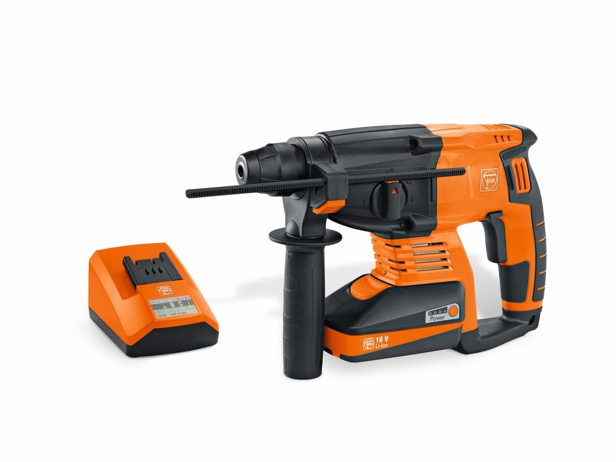 FEIN Perforateur-burineur sans fil, compact, 2J, SDS-Plus, batterie 18V/3Ah