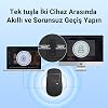 1200DPI Wireless Optical Mouse with DM K17 Dual Mode Bluetooth and 2.4GHz Support