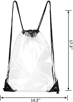 Transparente turnbeutel Clearance