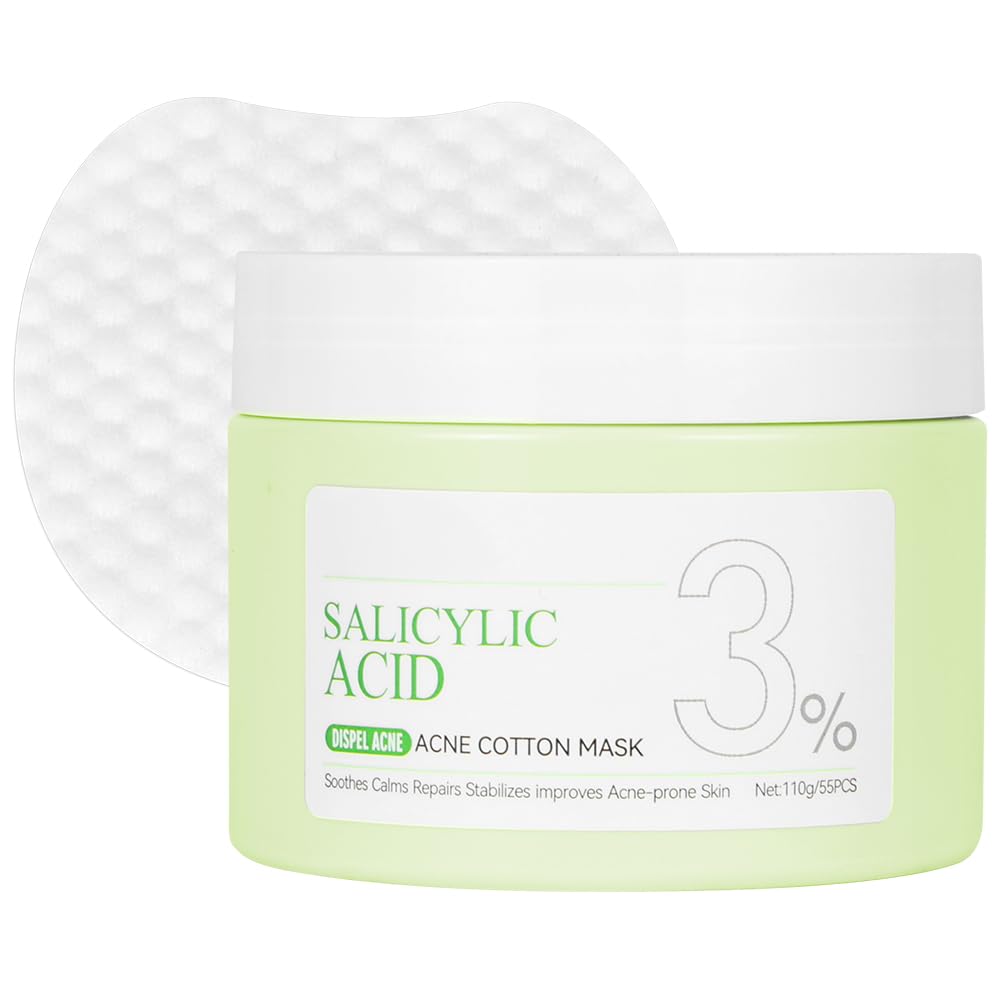 LOPHE Exfoliating Face Pads, Dual-Sided Toner for Pore Minimizing & Oil Control