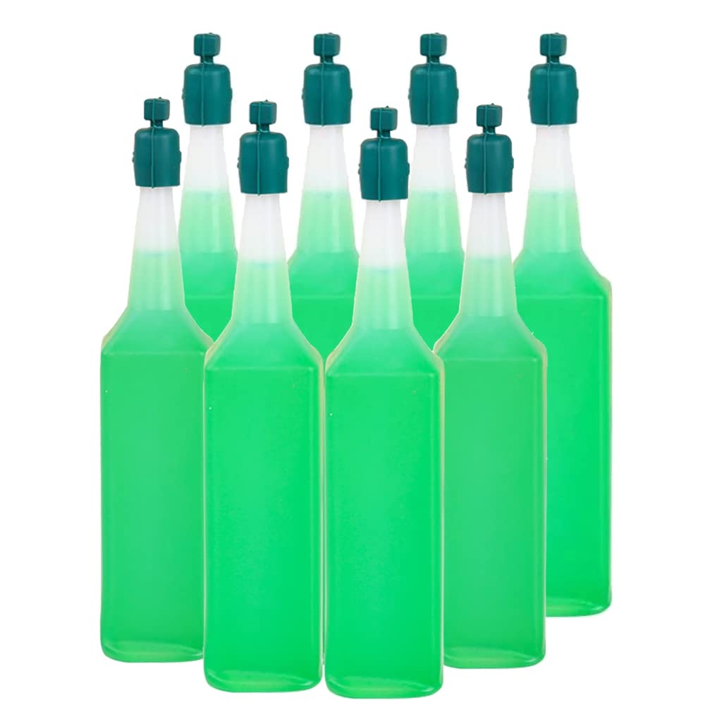 Inder Pack of 8 Hydroponic Liquid Fertilizer Multi-Purpose Plant Nutrient Solution Set Nutrient Solution Succulent Hydroponic Flower Fertilizer Succulent Green Radish Hydroponic 38ml (Green-8pcs)
