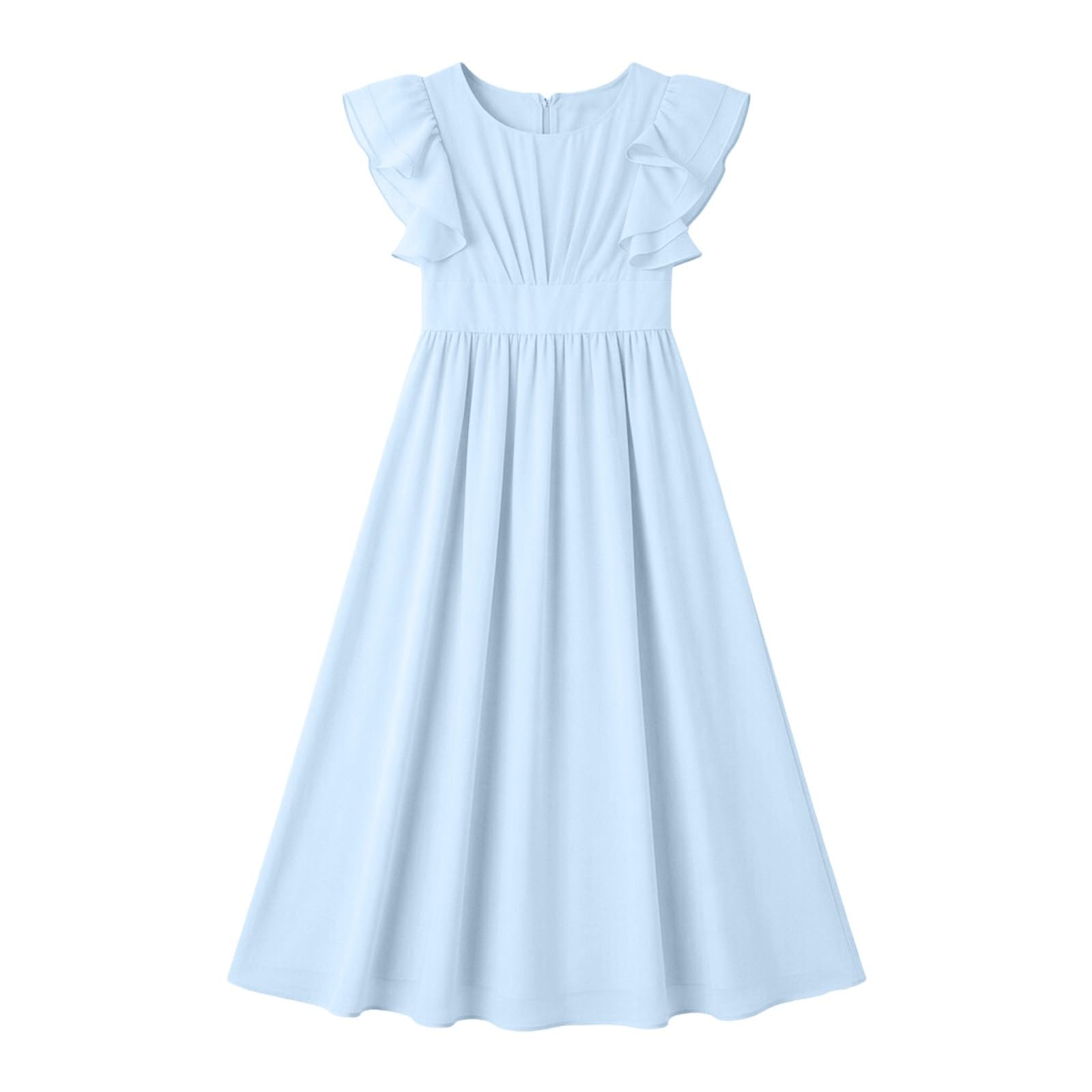 Vestido de gasa con flores para niñas, vestido de dama de honor, vestido de dama de honor para cumpleaños, boda, fiesta, color negruzco