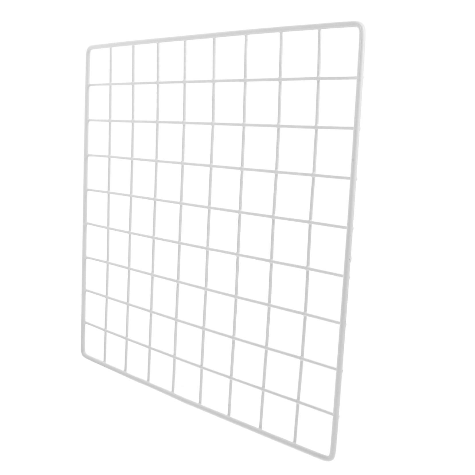 Levemolo Sturdy Metal Grid Wall Panel Photo Grid Wall Iron Wire Mesh for Room Decor School Office