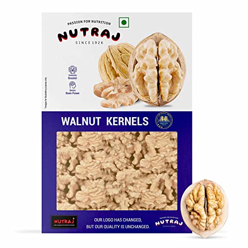 Image of Nutraj Walnut Kernels 500gm Pack Without Shell | Akhrot Giri | Dry Fruits and Nuts | Grocery Items.