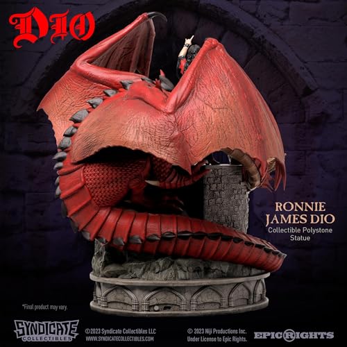 Estatua Premium Ronnie James Dio 1:10 en Polystone miniatura 6