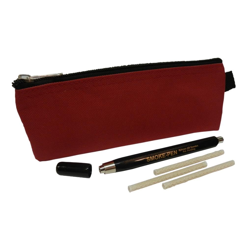 Regin Smoke Pen Plus Three (3) Wicks and Carry Pouch. Dense, White Smoke Trail for Finding Drafts and Air Leaks. 30 Minutes per Wick. Start and Stop.