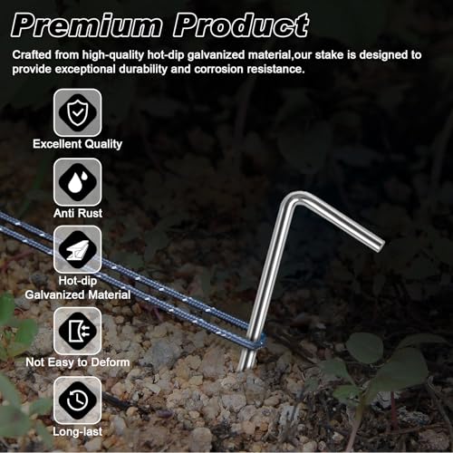 FEED GARDEN 7 Inch Metal Stakes