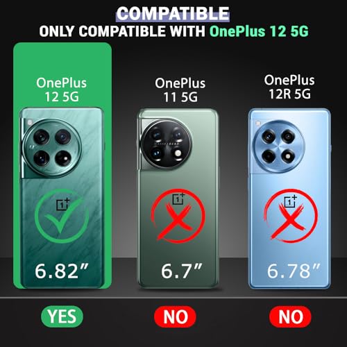 Image of TheGiftKart Crystal Clear Back Cover Case for OnePlus 12 5G | Shock Proof 360 Protection | Hard Clear Back Cover Case for OnePlus 12 5G (PC & TPU, Transparent Bumper)