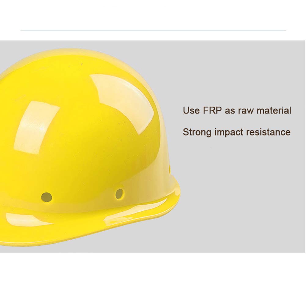 Elmetto di Protezione, Elmetto Workbase, Ventilato, Elmetto Lavoro con Regolazione a Scorrimento, Casco da Lavoro Casco di Protezione Casco per Cantiere