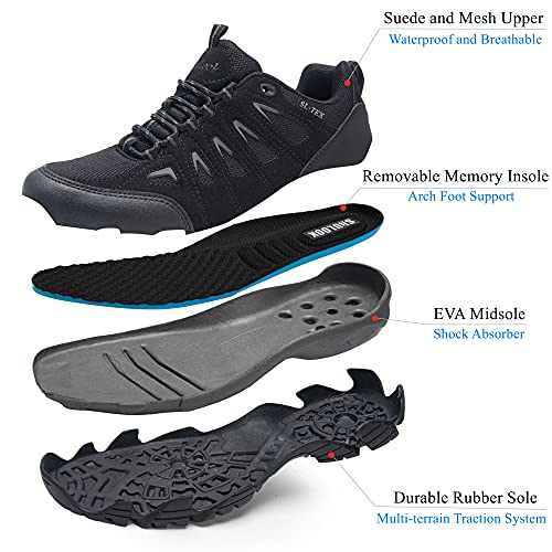 Image of SHULOOK Men's Low Top Waterproof Hiking Shoes