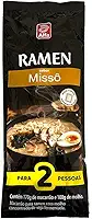 Ramen Missô Macarrão Lamen Japonês com Caldo Alfa - Serve 2 pessoas