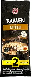 Ramen Missô Macarrão Lamen Japonês com Caldo Alfa - Serve 2 pessoas