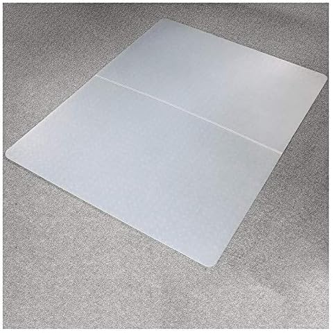 Marvelux Polypropylene Foldable Chair Mat for Low Pile Carpets and Carpet Tiles (up to 1/4" Thick), 46" x 57" White Office Carpet Protector, Rectangular, Eco-Friendly, Multiple Sizes Cover
