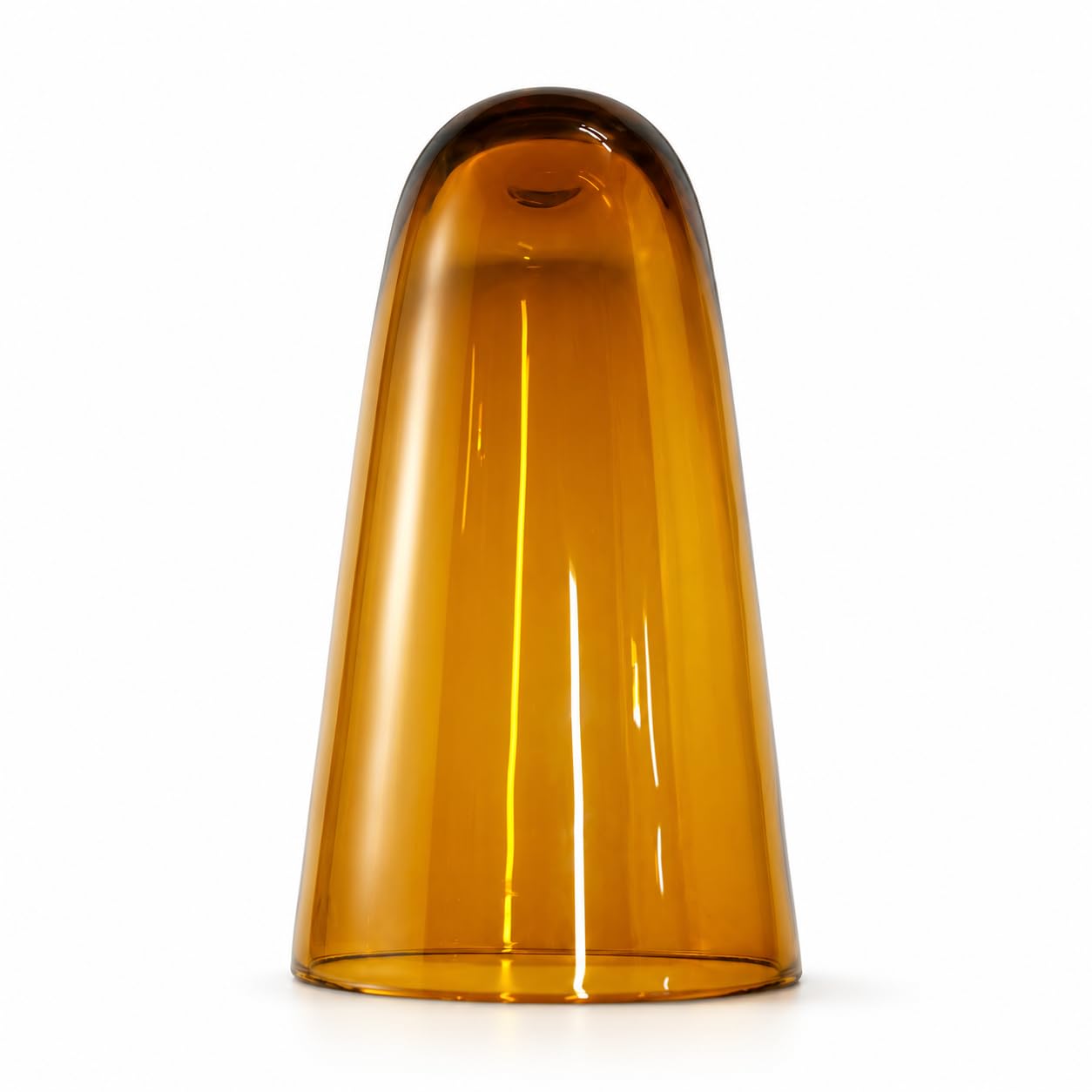 Floralcraft® Amber Glass Vase Range – Decorative Flower Vases for Home Décor, Weddings & Centrepieces (Menorca Vase)