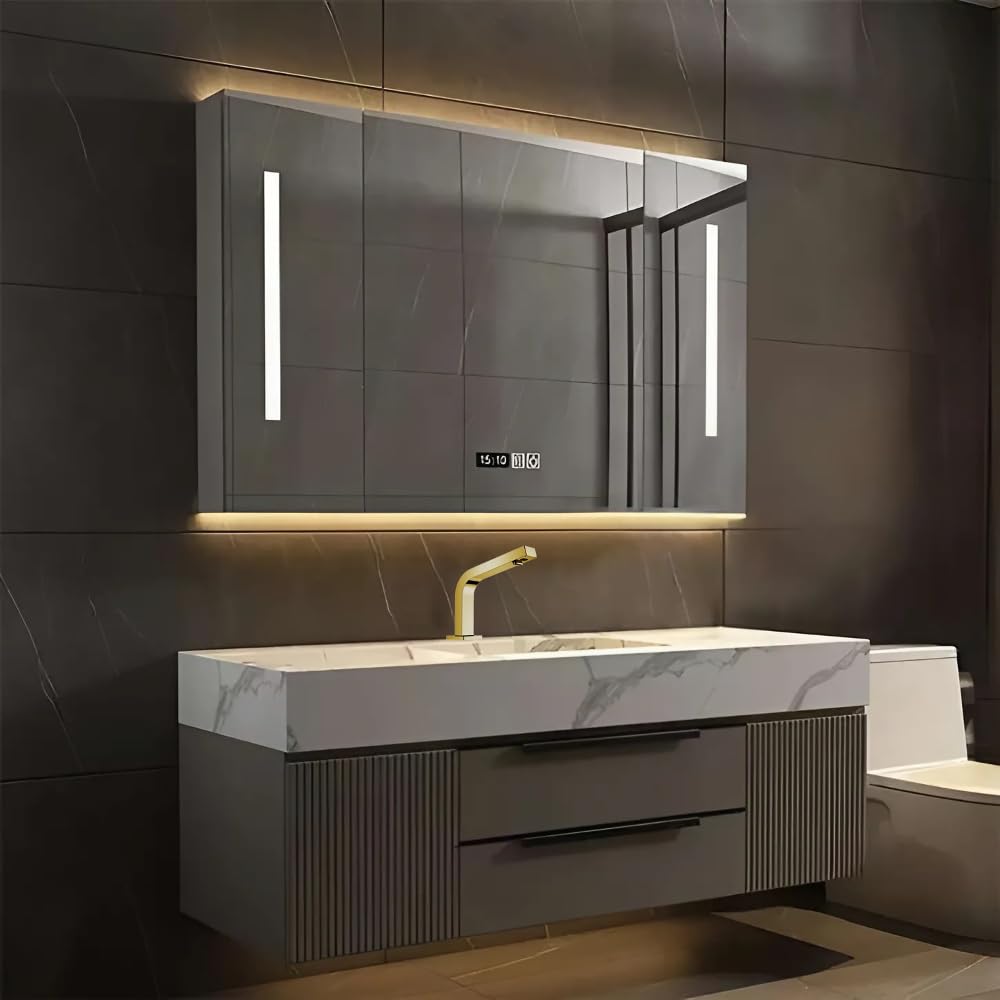 Polished Gold Deck Mounted Commercial Touchless Faucet