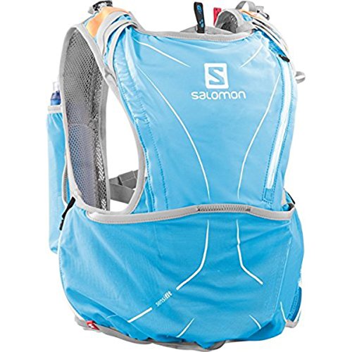 SALOMON S-Lab ADV Skin Hydro 12 Set - Mochila de Ciclismo, Color Multicolor, Talla M/L