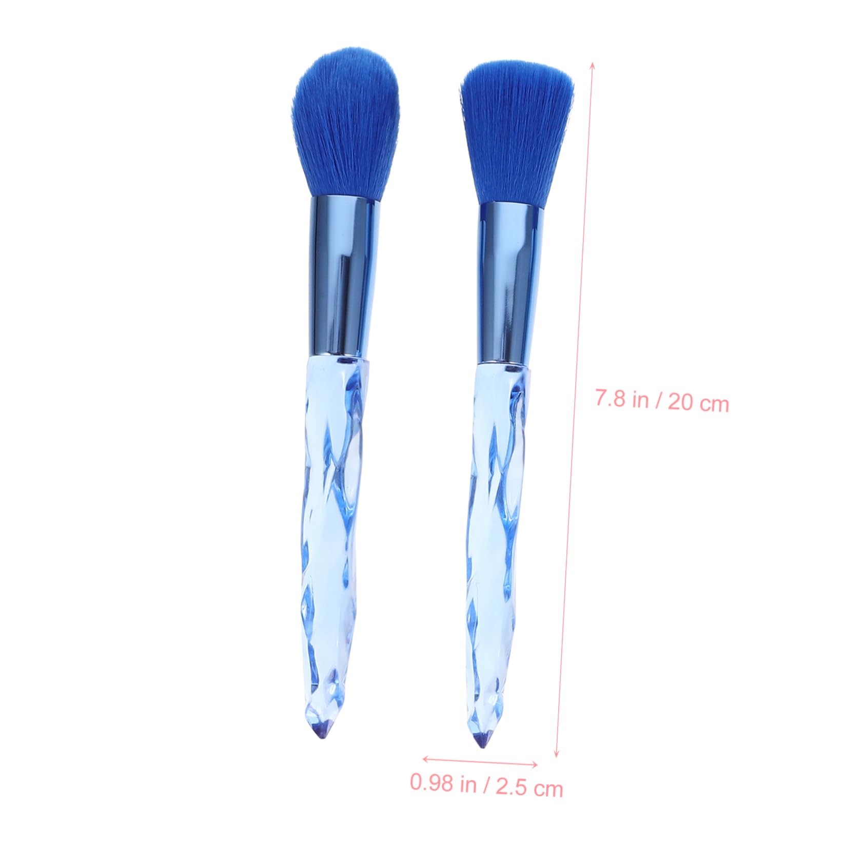 Beavorty 30stücke Teiliges Makeup-pinselset Mit Transparenten Diamantgriffen Professionelle Pinsel Für Foundation Lidschatten Concealer Und Mehr Für Tägliches Und Professionelles Makeup