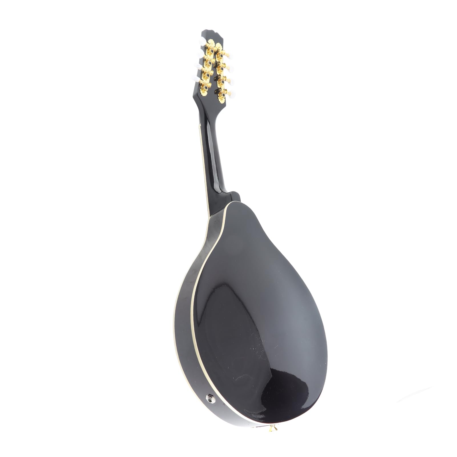 POENVFPO Mandolino Elettrico A 8 Corde Stile A, con Tastiera in Palissandro con Top in Abete per Strumento Musicale, Cavo