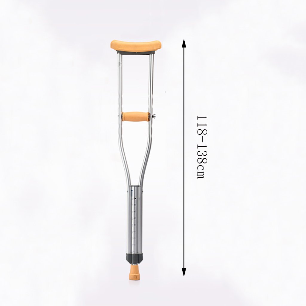 Kule dla dorosłych Pod pachami dla niepełnosprawnych Kule/laski dla osób niepełnosprawnych z regulowaną długością 103-150 cm Idealne do podróży lub pracy (podwójne) Lucky Star