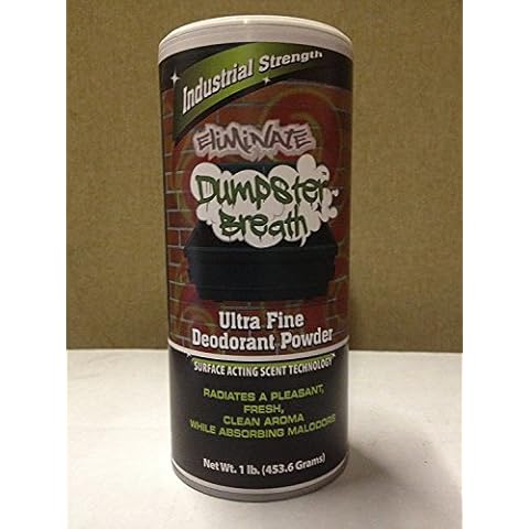 Dumpster Breath Heavy Duty Commercial Odor Control Ultra Fine Deodorant Powder for Neutralizing Odors in Dumpsters Trash Cans & Anywhere Residual Odors Can Occur - 1 Lb Cover