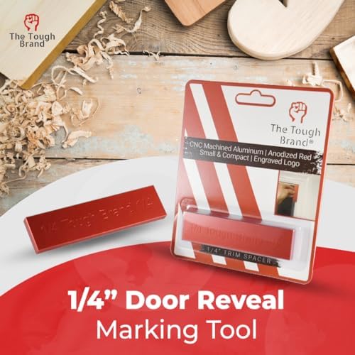 The Tough Brand 1/4" Trim Molding Spacer/Reveal Tool. CNC