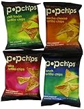 Popchips 4-Flavor Tortilla Variety Pack, 1-Ounce (Pack of 24)