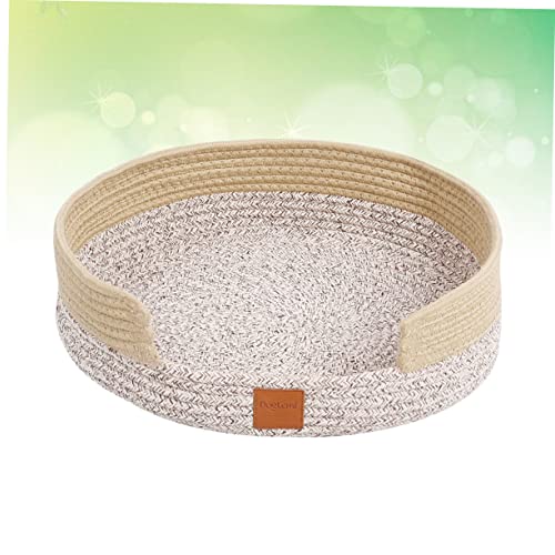 BESPORTBLE Tapete Arranhador Para Gatos Círculo Doce Ninho Para Animais De Estimação Manter Aquecido