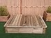 Produktbild BIHL Sandkasten Deckel 150 x 150 cm Holz Sandbox Sandkiste Buddelkasten Spielkasten
