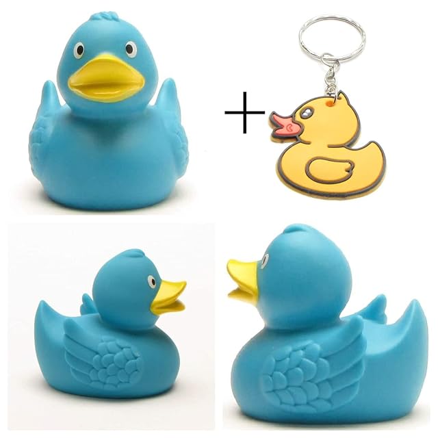 Foto 3 de 7 de Patito de baño Azul Claro
