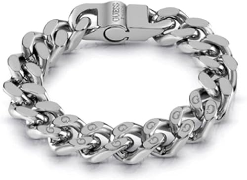 Pulsera GUESS Curb UMB70026-S acero hombre gris, Acero inoxidable