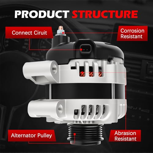 Autodevil 11252 Alternator 12V 170Amp Fits for Enclave Traverse Outlook Acadia Acadia Limited 3.6L 2008-2017, High Output Alternator Replace 11252N 20838975 23105717 TN1042106311 by Autodevil - Used condition - Image 7