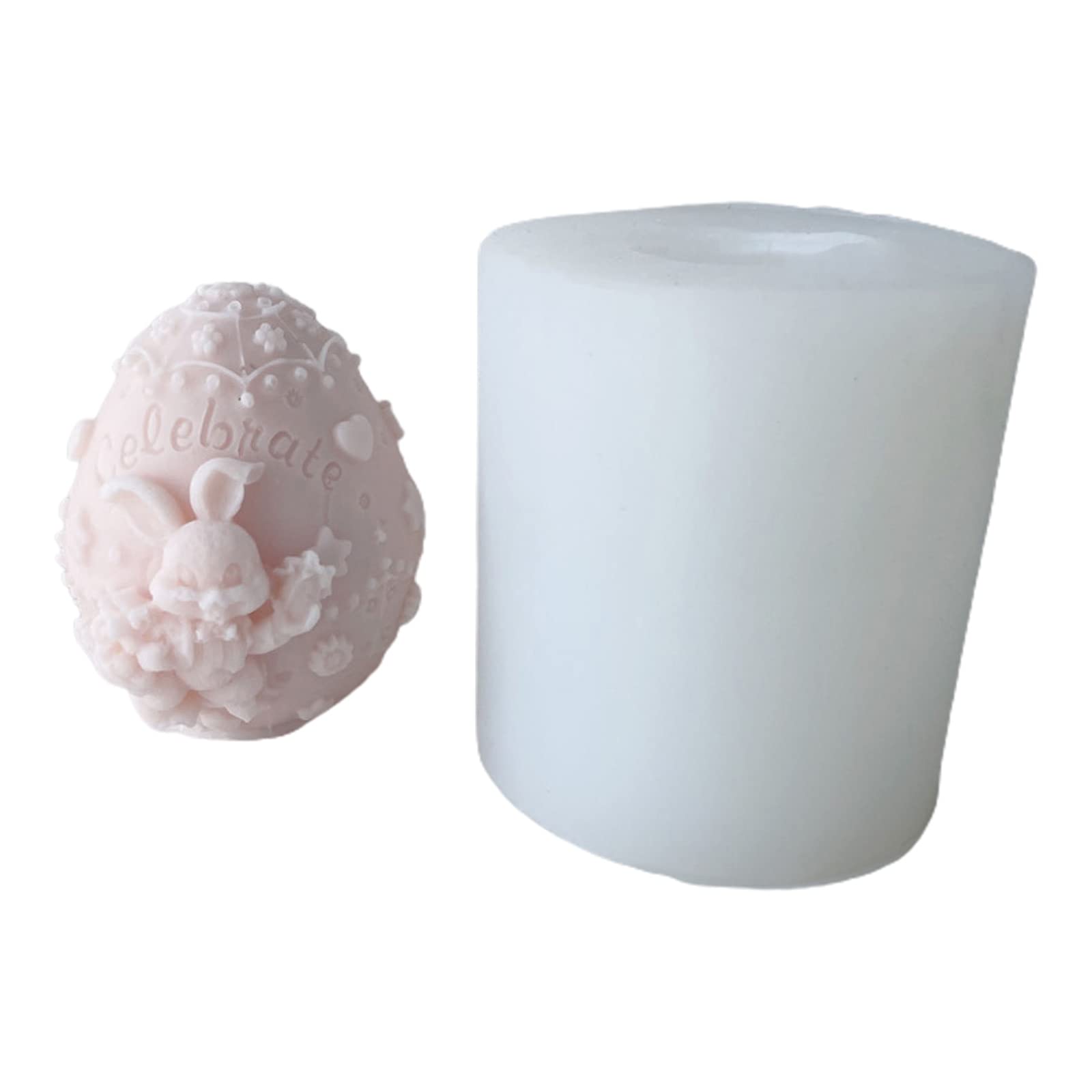 Tsophreniq 3D Egg Silicone Soap Mold Easter Day Egg Fondant Cake Decorating Making Resin Clay Molding Baking Silicone Mold