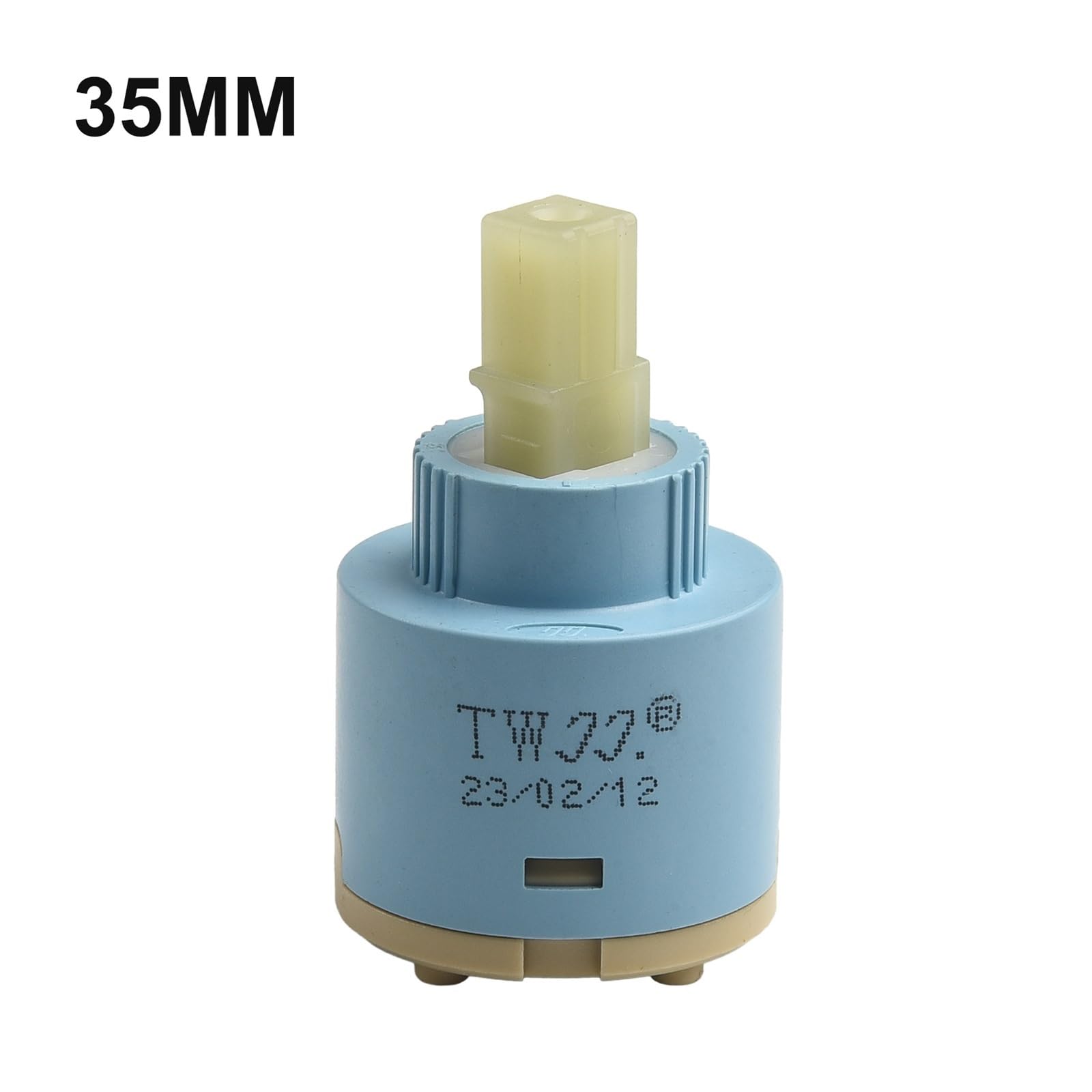 GUYTRM Ceramiczna głowica talerzowa do baterii mieszającej Termostatyczna głowica talerzowa do baterii Zawór talerzowy Pp Plastikowe głowice ceramiczne do baterii 35/40 mm lingli(35mm)
