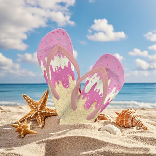Boy Girl Flips Flops for Kids Funny Slip-on Thong Sandals Kids Slides Water Shoes for Beach Swim Pool4