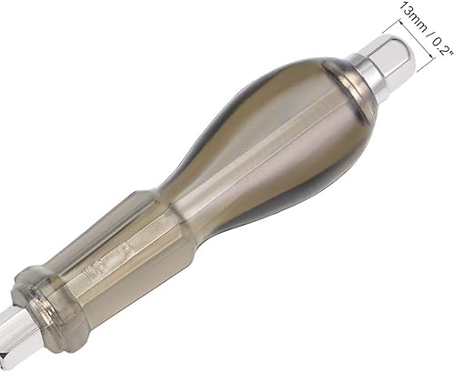 Miniatura 4 de uxcell Destornillador de impacto ranurado de 0.335 in, destornillador de demolición Keystone de 10 pulgadas magnético, paquete de 2