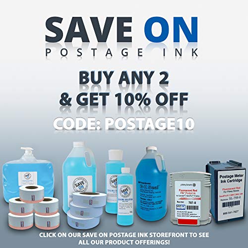 Save On Postage Ink Compatible Quadient ISINK34 High Capacity Ink Cartridge – Neopost Red Ink Cartridge for Postage Machine Ink – Quadient ISINK34 Postage Meter Ink Cartridge - Thumbnail 5