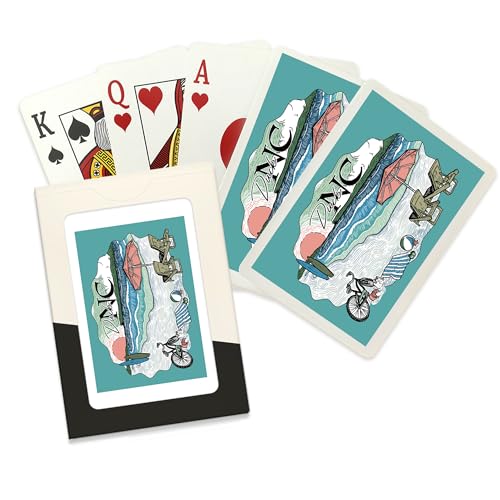 Baraja de poker North Carolina Duck 52 cartas