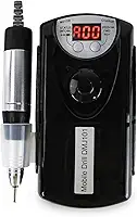 Lixadeira Elétrica Unhas Recarregável Portátil Bivolt Preta