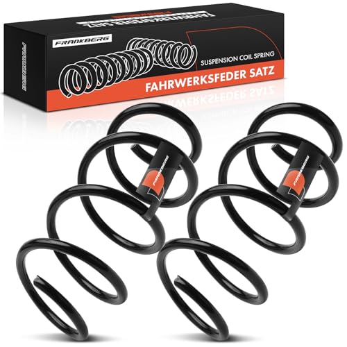 Frankberg 2x Suspension Spring Front Axle Left Right Compatible with Corsa E X15 2014-2025 Corsa E Box/Hatchback X15 2014-2025 Replace# 13433405
