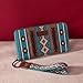 Wrangler Wallet Purse for Women Western Aztec Clutch Wristlet Wallet with Credit Card Holder LG-WG2203-W006DTQ
