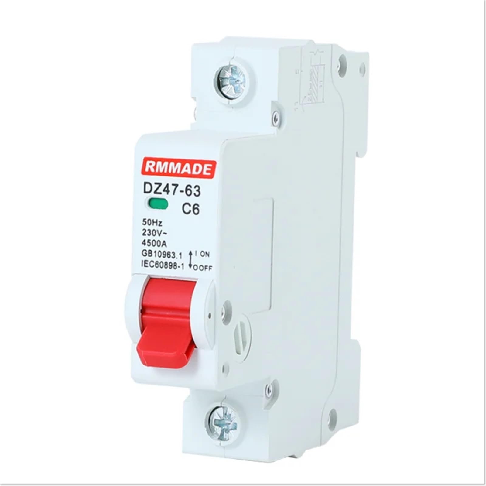 Disjoncteur miniature DZ47 AC220V 400V 1P 2P 3P 4P disjoncteur modulaire domestique 16A 32A 63A