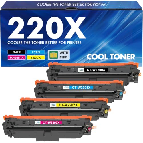220X 220A Toner Compatibile per HP 220X Toner Color Laserjet Pro MFP 4302dw